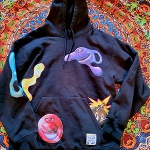 The hundreds x Kenny sharf collab hoodie